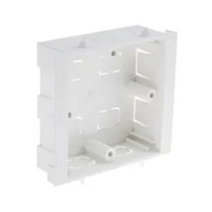 Rehau Socket Box 1-Gang PVC-U White