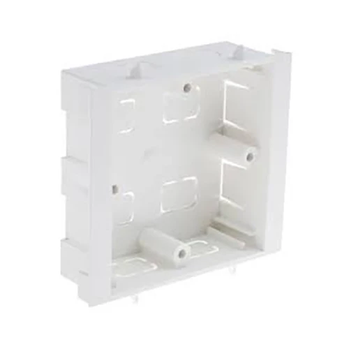 Rehau Socket Box 1-Gang PVC-U White