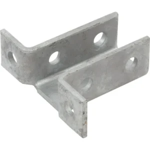 Newlec Wing Channel Bracket 2 Lug Hot Dipped Galvanised