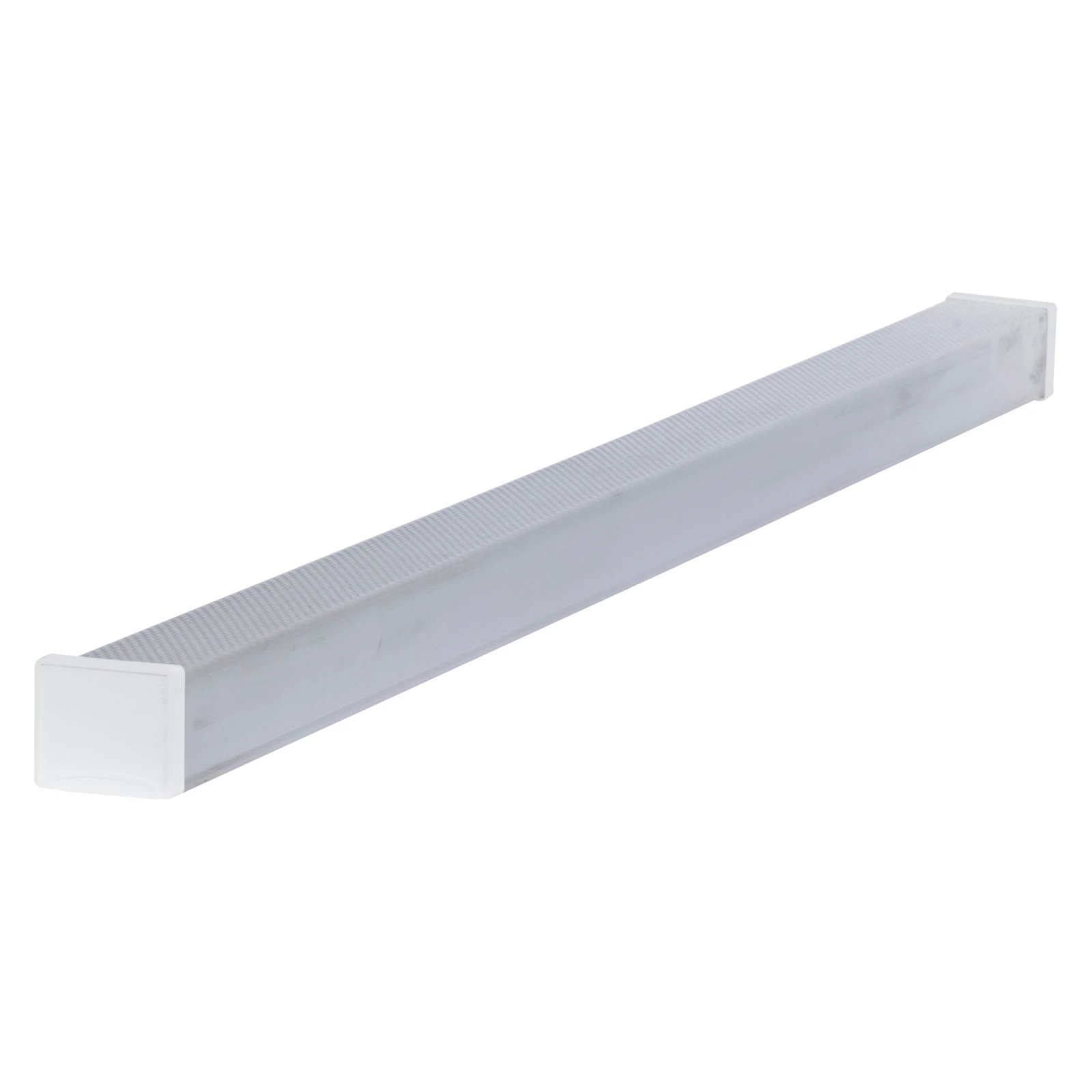 Newlec Flat Channel Duct Adaptor 110 x 54mm to 100mm Round In-Line White - Image 4