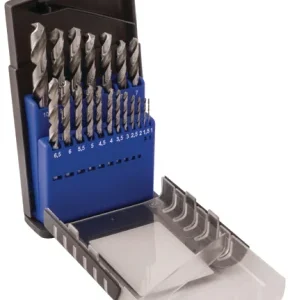 C.K Tools Drill Bit Set Split Point Set Of 19 1-10mm Hss