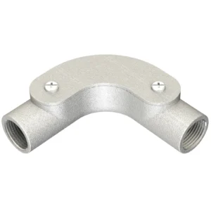 Newlec 25mm Conduit Inspection Bend 90° Galvanised Steel