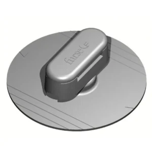 Furse Gluedown Clip 25X3mm Bare Tape Grey