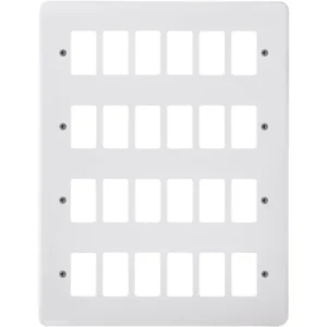 Click Scolmore Click Mode GridPro 24 Gang Front Plate