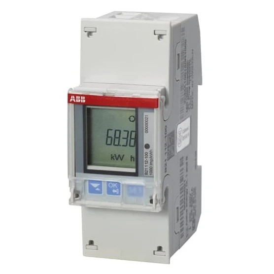 ABB B21 112-100 - Energy meter'Steel' - Modbus RS485 - Single-phase - 5 A