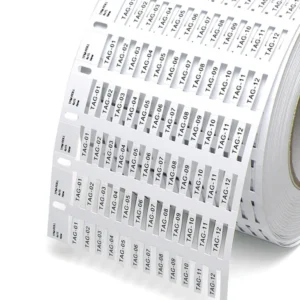 Cembre 4X30mm White Pvc Cable Tag