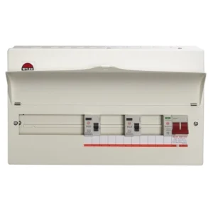 Wylex 14 Way High Integrity Consumer Unit 100A Main Switch, 80A 30mA RCDs, Flexible Configuration, with SPD