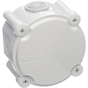 Europa Junction Box Insulated IP67 90mm Dia X 60mm Thermoplastic
