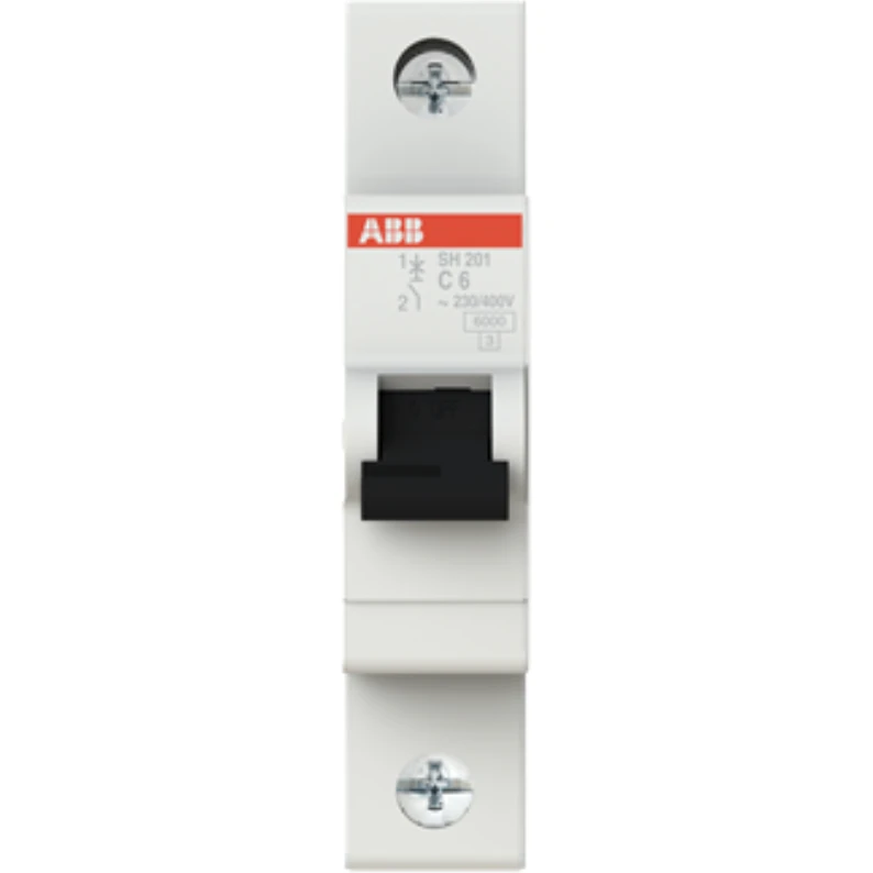 ABB SH201-C6 Miniature Circuit Breaker - 1P - C - 6 A