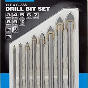 Draper Drill Bit Set 8 Piece Tile + Glass
