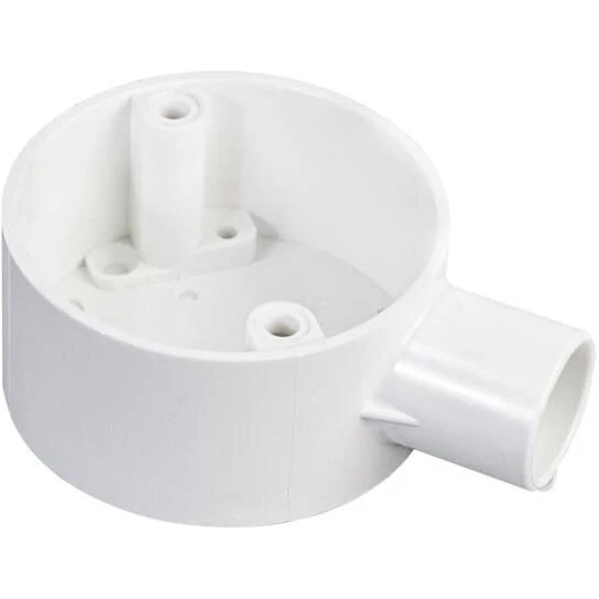 Newlec 25mm PVC Conduit Terminal/Stop End Box 1 Way White