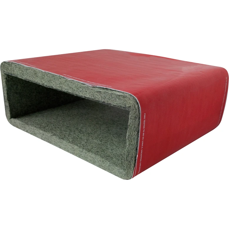 Vent-Axia Fire Sleeve Rectangular 4 Sided 204 x 60mm Red