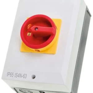 Timeguard Switch 4P Isolator Rotary IP65 63A