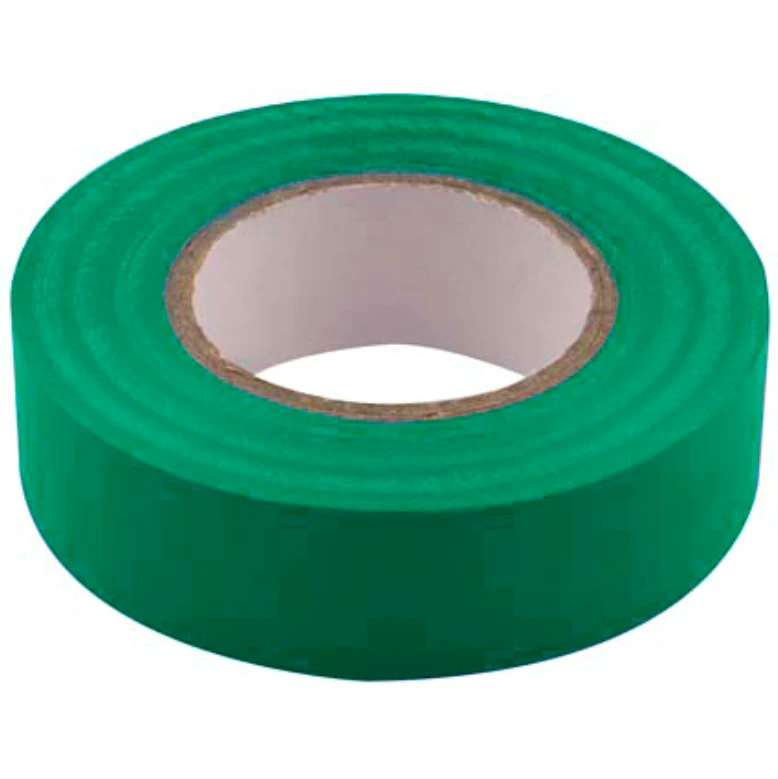 Unicrimp Insulation Tape 19mmx20M Green PVC Roll