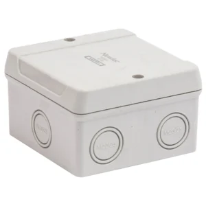 Newlec Junction Box 10 Pole 4.0mm Terminals 98 x 98 x 61mm IP65 Grey