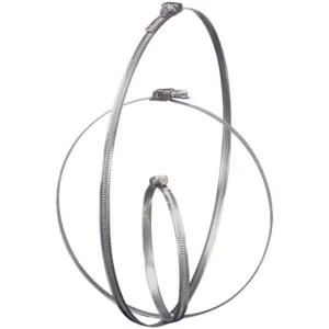 Newlec Ducting Worm Drive Hose Clip 60-125mm Range BZP