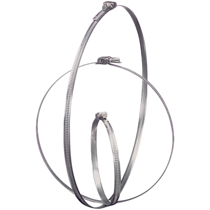 Newlec Ducting Worm Drive Hose Clip 60-125mm Range BZP