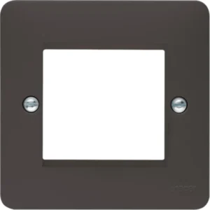 Hager Euro Style Accommodation Plate Grey