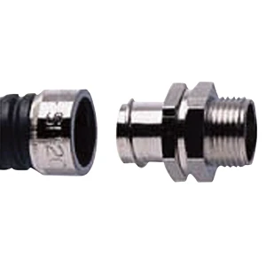 Adaptaflex Connector Type B Swivel Male IP54 M40 Brass Nickel Plated IP54 - Image 2