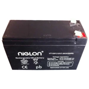 Niglon Battery Rechargeable Sealed 12V 7.0Ah 151 x 65 x 94mm Abs