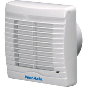 Vent-Axia Fan Shutter+Humidistat 155 x 155mm White Pullcord