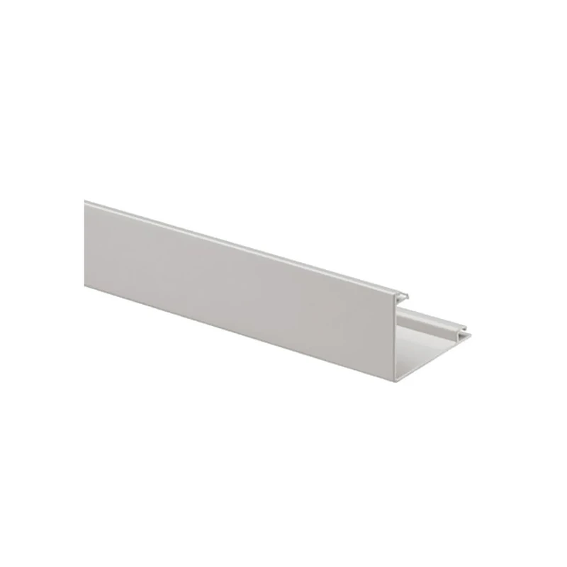 MK Electric Cover Square For 3D Skirting Trunking 3m White PVC - Image 2