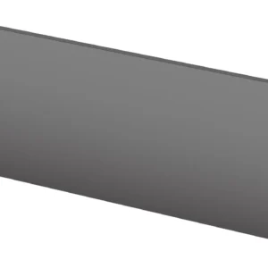 MK Electric Cover Straight For 3C Main Carrier 3m Charcoal PVC