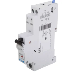 Eaton Electronic RCD/MCB combination 6A 30mA MCB trip characteristic: B 1P RCD trip characteristic: AC