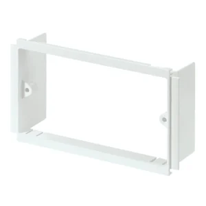MK Electric Mounting Frame 2 Gang 40mm White for Compact Dado