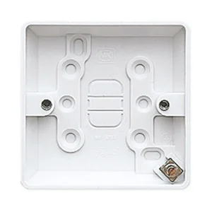 MK Electric Box 1 Gang Surface 16mm White