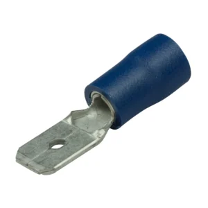 KrimpTerm 6.35x0.8mm Blue Male Quick Disconnects