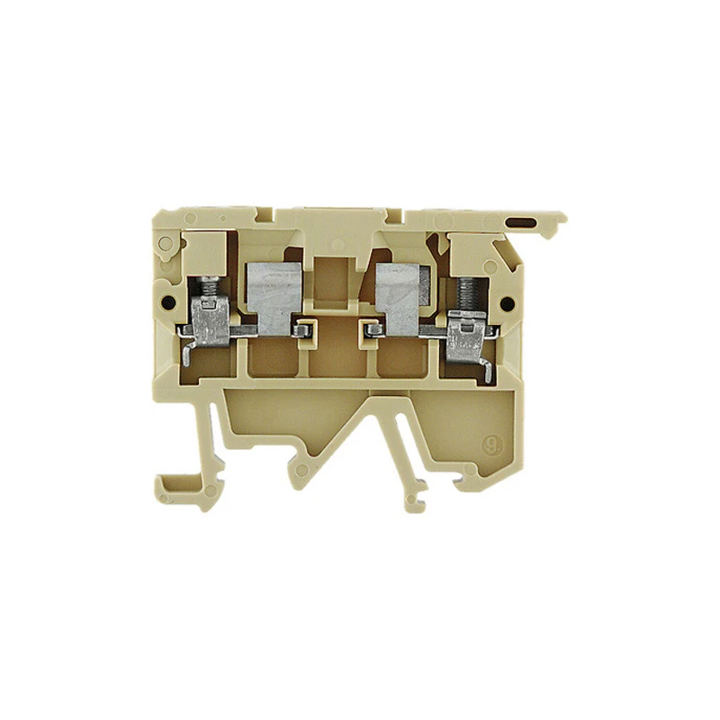 Weidmuller Fuse Terminal Block 6.3A 58 x 8.1 x 43mm Beige/Yellow