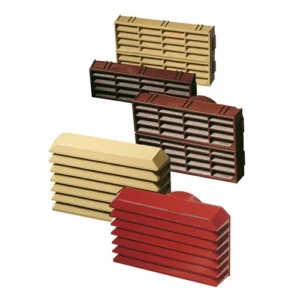 Greenwood Airvac Baffle Low-Rise Application 214 x 139mm Plastic Brown