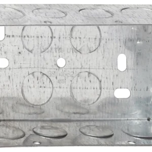 Tower Sw & Socket Box 2Gang 46mm Deep