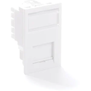 Newlec LJ6C Data CAT6 Network Module 25 x 38mm White for Floorboxes