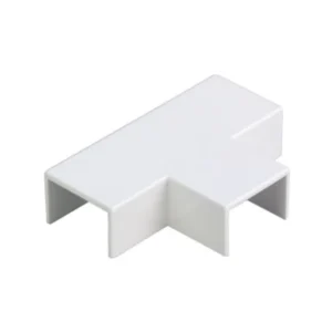MK Electric Tee Flat Unequal Moulded 40 x 25mm/16 x 25mm PVC-U White [Pack=2]