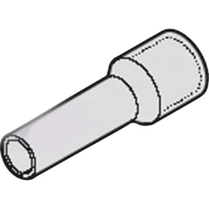 Cembre 0.3mm²-0.5mm² Polypropylene Insulated End Sleeve 8mm Pin Length White