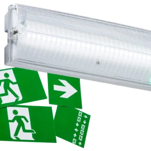 Knightsbridge MLA 230V IP65 3W LED Emergency Bulkhead Maintained/Non- Maintained