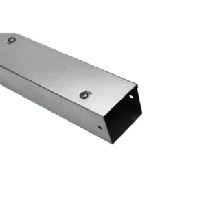 Armorduct Trunking Cable 1Compartment Standard 150 x 150mm x 3m Pre-Galvanised Steel Lid+Coupler