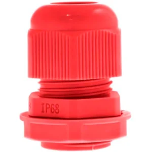 Unicrimp Cable Gland 20mm Red Nylon Pack Of 10