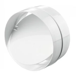 National Ventilation Connector Straight Pipe Damper 100mm Easipipe