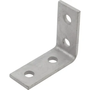 Newlec Channel Support Bracket 90° Internal 2 Hole 2 Hole Hot Dipped Galvanised