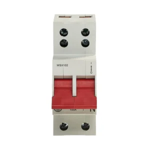 Wylex 100A DP Main Switch with Twin Terminals