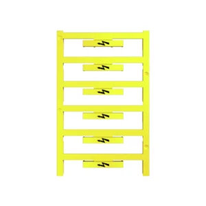 Weidmuller Marker Group Term Wad 5Mc B Ge/Sw 33.3 x 5mm Polyamide Black/Yellow [Pack=10]