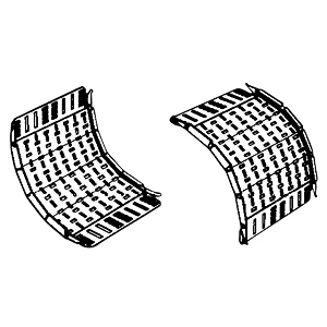 Legrand 90° Internal 150mm Hot Dipped Galvanised For Cable Tray Riser