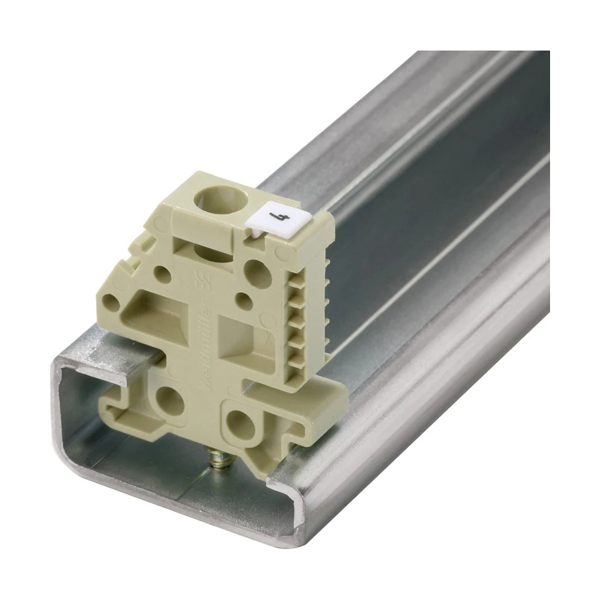 Weidmuller SAK Polyamide 66 End Bracket 27 x 9 x 31mm Beige - Image 2