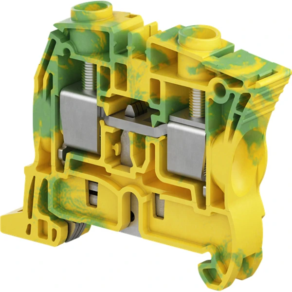 ABB Terminal Block 4AWG Stranded Polyamide 32g 10x48.8x60.6mm Green/yellow - Image 2