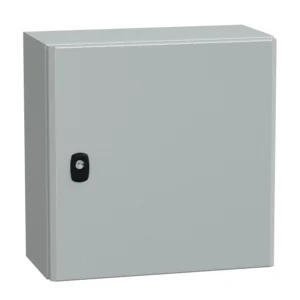 Schneider Electric Spacial S3D Plain Door Enclosure w/o Mounting Plate H400xW400xD200 IP66 IK10 RAL7035