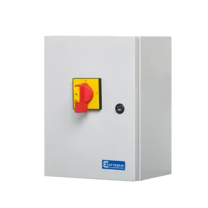 Newlec Manual Changeover Switch TP+N 63A IP65 Metal Clad