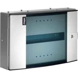 Hager Box 16 Module Din Rail Glazed Door